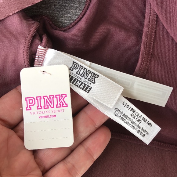 NWT! - PINK Victoria’s Secret Gym Ultimate Sports Bra - Picture 2 of 3